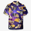 Custom Photo Just A Taco Dog With Dreams - Dog & Cat Personalized Custom Unisex Tropical Hawaiian Aloha Shirt - Summer Vacation Gift, Gift For Pet Owners, Pet Lovers, Travel Lovers