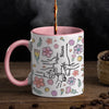 Blooming Together, Held Forever - Family Personalized Custom 3D Inflated Effect Printed Accent Mug - Mother's Day, Gift For Mom, Grandma
