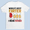 Blame It On The Beans Or Dad - Family Personalized Custom Unisex T-shirt, Premium T-shirt, Hoodie - Father's Day, Gift For Dad