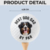 Custom Photo Dog Dad On Par - Dog & Cat Personalized Custom Golf Ball - Father's Day,  Gift For Sport Lovers, Sport Players, Pet Owners, Pet Lovers