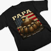 No Storm Too Big With Papa In The Sky - Family Personalized Custom Unisex T-shirt, Premium T-shirt, Hoodie - Father's Day, Gift For Dad, Grandpa