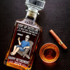 Off The Clock, On The Beach - Personalized Custom Glass Whiskey Bottle - Appreciation, Retirement Gift For Yourself, Best Friends, Siblings, Family Members, Coworkers