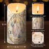 Let Your Light Shine - Family Personalized Custom 3D Inflated Effect Printed LED Candle - Gift For Yourself, Best Friends, Siblings, Family Members