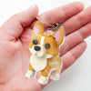 Custom Photo Tiny But Mighty - Dog & Cat Personalized Custom Shaped Acrylic Keychain - Gift For Pet Owners, Pet Lovers