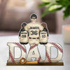 Coach Of Our Hearts - Family Personalized Custom Acrylic Plaque Custom Shape - Father's Day, Gift For Dad, Sport Lovers, Sport Players