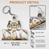 Game Day, Every Day - Family Personalized Custom Shaped Acrylic Keychain - Father's Day, Gift For Dad, Sport Lovers, Sport Players
