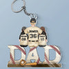 Game Day, Every Day - Family Personalized Custom Shaped Acrylic Keychain - Father's Day, Gift For Dad, Sport Lovers, Sport Players