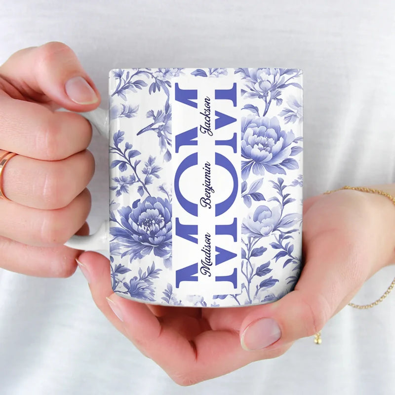 Family First, Always - Family Personalized Custom Mug - Mother's Day, Gift For Mom, Grandma