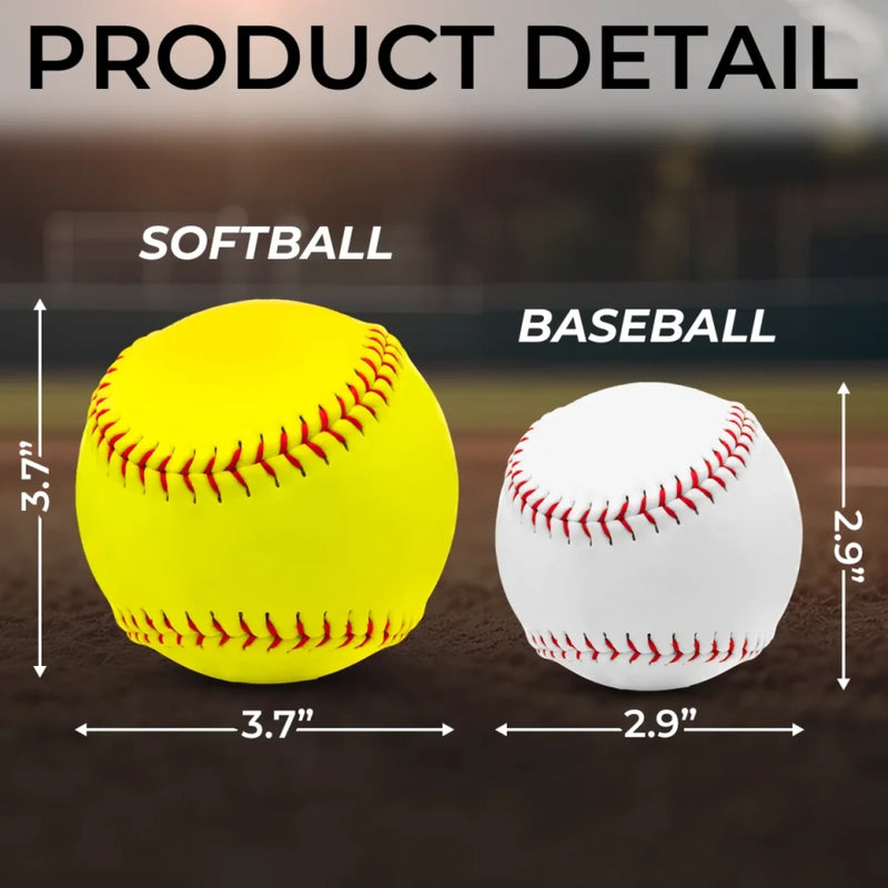We Caught The Best Dad - Family Personalized Custom Leather Baseball - Father's Day, Gift For Dad, Sport Lovers, Sport Players