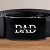 Built By Love, Held By Dad - Family Personalized Custom Printed Belt Buckle - Father's Day, Gift For Dad, Grandpa