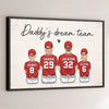 Together We Make A Winning Team - Family Personalized Custom Horizontal Poster - Father's Day, Gift For Dad, Sport Lovers, Sport Players