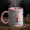 You Make Every Day Brighter - Family Personalized Custom 3D Inflated Effect Printed Accent Mug - Mother's Day, Baby Shower Gift, Gift For First Mom