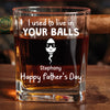 You’re Welcome For Being The Reason You Drink - Family Personalized Custom Whiskey Glass With Cigarette Holder - Father's Day, Gift For Dad