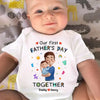Team Daddy Since Day One - Family Personalized Custom Baby Onesie - Father's Day, Baby Shower Gift, Gift For First Dad, Baby Kids, Newborn Baby