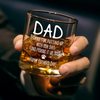 Happy Father’s Day To My Treat Dealer - Dog Personalized Custom Whiskey Glass - Father's Day, Gift For Pet Owners, Pet Lovers