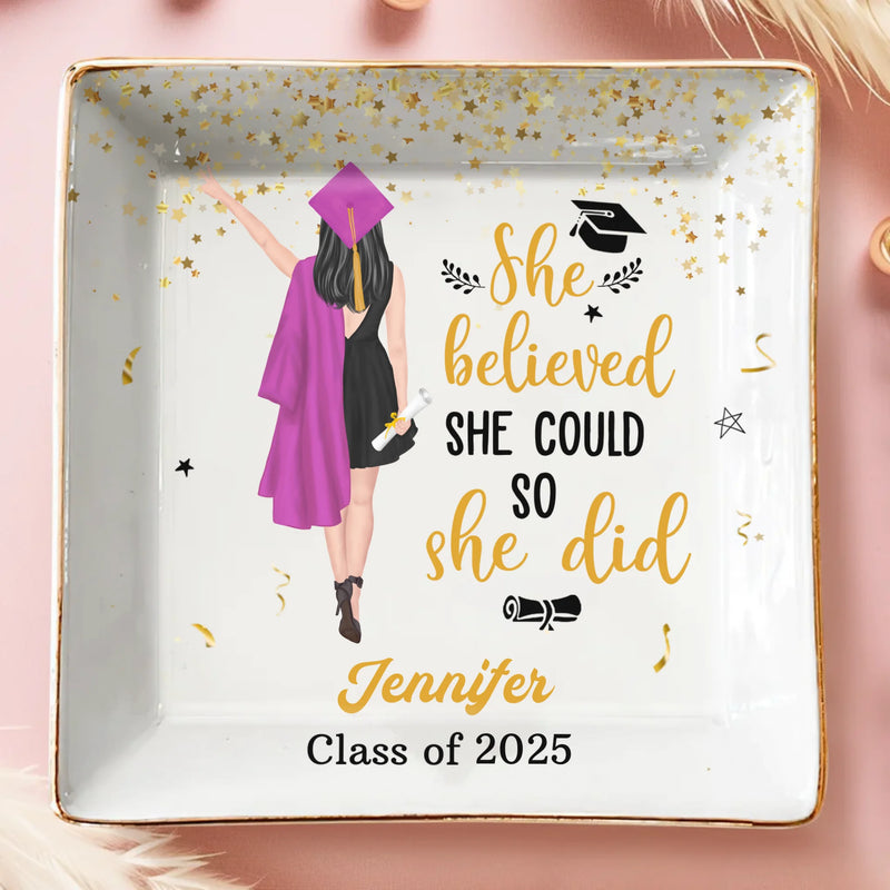 Chapter Closed, Legend Begins - Family Personalized Custom Full-Print Jewelry Dish - Graduation Gift For Family Members, Siblings, Brothers, Sisters