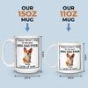 Happy Father’s Day To The Best Dog Dad Ever - Dog Personalized Custom Mug - Father's Day, Gift For Pet Owners, Pet Lovers