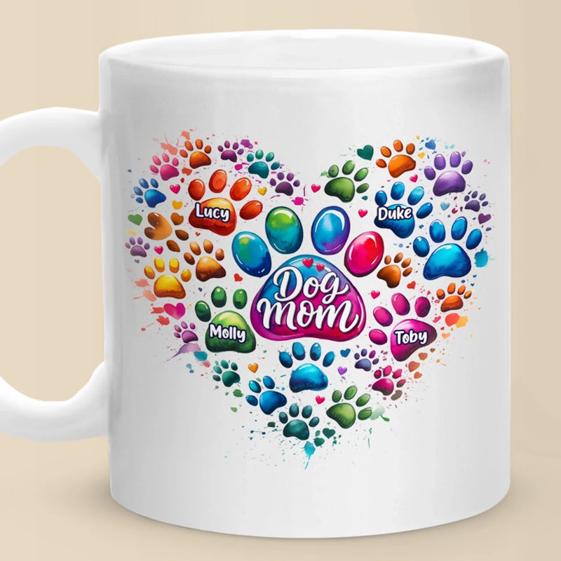 Fur Babies, Full Heart - Dog & Cat Personalized Custom Mug - Mother's Day, Gift For Pet Owners, Pet Lovers