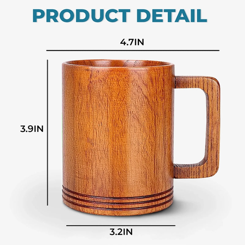 Thanks For Picking Up My Poop. Love Ya - Dog Personalized Custom Wooden Mug - Father's Day,  Gift For Dad, Pet Owners, Pet Lovers