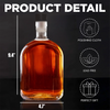 One Part Whiskey, Two Parts Legend - Family Personalized Custom Whiskey Bottle - Father's Day, Gift For Dad, Grandpa