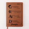 Let Your Faith Lead The Way - Family Personalized Custom Leather Journal - Graduation Gift For Family Members, Siblings, Brothers, Sisters, Best Friends