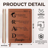 Let Your Faith Lead The Way - Family Personalized Custom Leather Journal - Graduation Gift For Family Members, Siblings, Brothers, Sisters, Best Friends