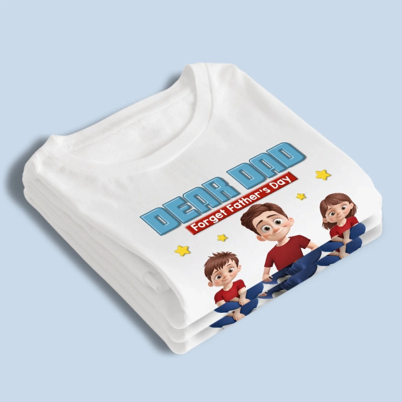 Built On Love And Laughter - Family Personalized Custom Unisex T-shirt, Premium T-shirt, Hoodie - Father's Day, Gift For Dad, Grandpa