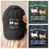 My Wallet Cries, Their Belly Smiles - Cat Personalized Custom Vintage Washed Denim Baseball Cap - Father's Day, Gift For Dad, Pet Owners, Pet Lovers