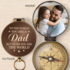 Custom Photo You’ll Always Be My Hero - Family Personalized Custom Compass - Father's Day, Gift For Dad, Grandpa, Family Members