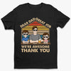 Great Dad Great Results - Family Personalized Custom Unisex T-shirt, Premium T-shirt, Hoodie - Father's Day, Gift For Dad, Grandpa