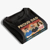 Proof Dad Did It Right - Family Personalized Custom Unisex T-shirt, Premium T-shirt, Hoodie - Father's Day, Gift For Dad