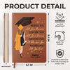 Wearing Success, One Step At A Time - Family Personalized Custom Leather Journal - Graduation Gift For Family Members, Siblings, Brothers, Sisters, Best Friends