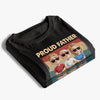 Where Noise Meets Love - Family Personalized Custom Unisex T-shirt, Premium T-shirt, Hoodie - Father's Day, Gift For Dad, Grandpa