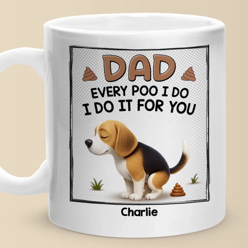 Keeping You Active, One Walk At A Time - Dog Personalized Custom Mug - Father's Day, Gift For Pet Owners, Pet Lovers