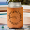 Thanks For Loving Us Anyway - Family Personalized Custom Leather Can Cooler - Father's Day, Gift For Dad, Grandpa