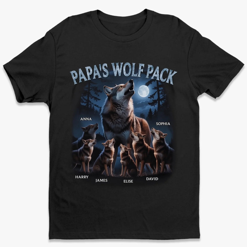 With Dad Leading, We Fear Nothing - Family Personalized Custom Unisex T-shirt, Premium T-shirt, Hoodie - Father's Day, Gift For Dad, Grandpa