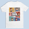 The Reason Papa Smiles - Family Personalized Custom Unisex T-shirt, Premium T-shirt, Hoodie -  Father's Day, Gift For Dad, Grandpa