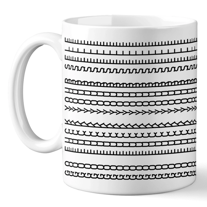 Perfect Lines, Perfect Vibes - Friend Mug - Gift For Best Friends, Sisters, Family Members, Coworkers