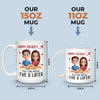 Insert D And Call It A Day - Couple Personalized Custom Mug - Father's Day, Gift For Husband From Wife