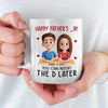 Insert D And Call It A Day - Couple Personalized Custom Mug - Father's Day, Gift For Husband From Wife