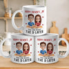 Insert D And Call It A Day - Couple Personalized Custom Mug - Father's Day, Gift For Husband From Wife