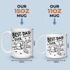 My Team, My Pride, My Kids - Family Personalized Custom 3D Inflated Effect Printed Mug - Father's Day, Gift For Dad, Grandpa