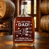 Paws Down, You’re The Best - Dog & Cat Personalized Custom Whiskey Bottle - Father's Day,  Gift For Dad, Pet Owners, Pet Lovers