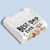 Best Daddy In The Universe - Family Personalized Custom Unisex T-shirt, Premium T-shirt, Hoodie -  Father's Day, Gift For Dad, Grandpa