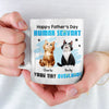 My Paw’s On Your Heart Forever - Cat Personalized Custom Mug - Father's Day, Gift For Pet Owners, Pet Lovers