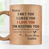 You’re My Forever - Couple Personalized Custom Metallic Mug - Gift For Husband Wife, Anniversary