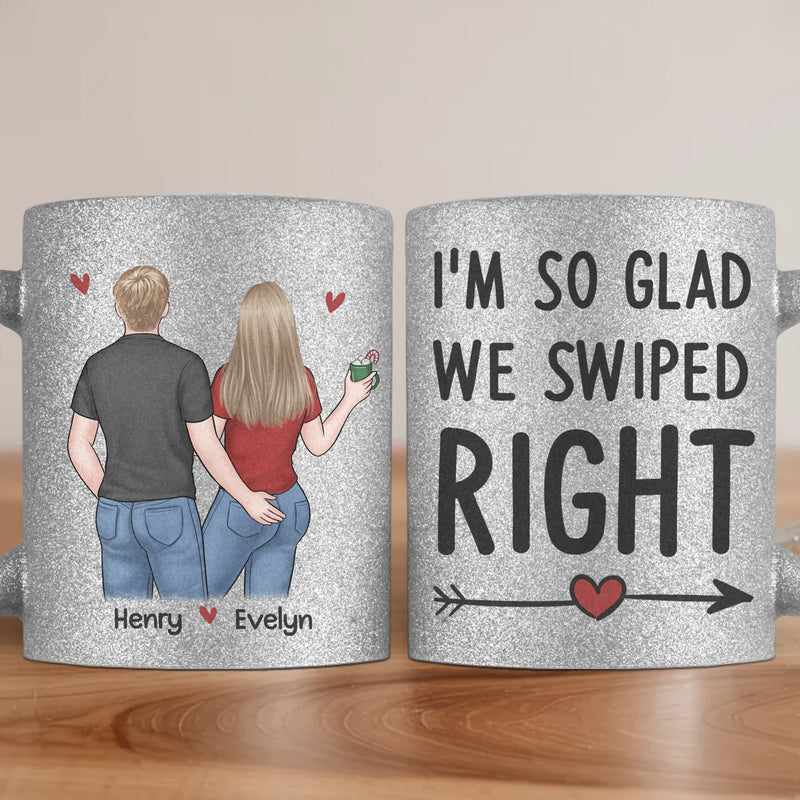 I Promise To Always Be By Your Side - Couple Personalized Custom Metallic Mug - Gift For Husband Wife, Anniversary