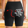 Custom Biker Leggings - Personalized Anniversary Wedding Gifts For Husband And Wife, Him And Her - My Man Owns It All