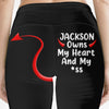 Custom Biker Leggings - Personalized Anniversary Wedding Gifts For Husband And Wife, Him And Her - My Man Owns It All