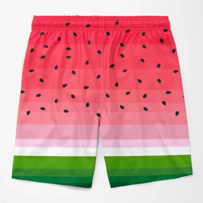 Summer With My Bae - Funny Personalized Custom Tropical Hawaiian Aloha Couple Beach Shorts - Summer Vacation Gift, Birthday Party Gift For Husband Wife
